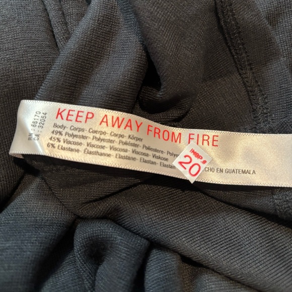 Free People Mazarine Babydoll Dress In Black. NWT! Sz S - Picture 3 of 3